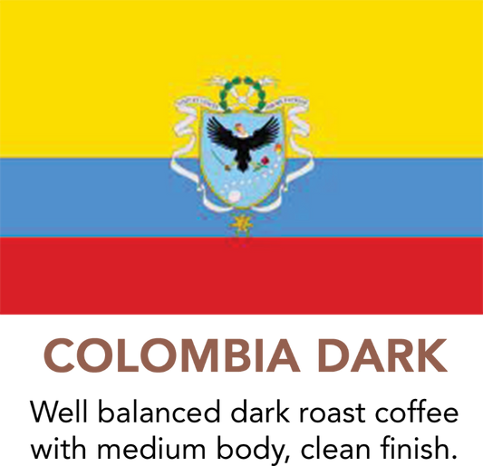 Premium Colombia Dark Roast Coffee
