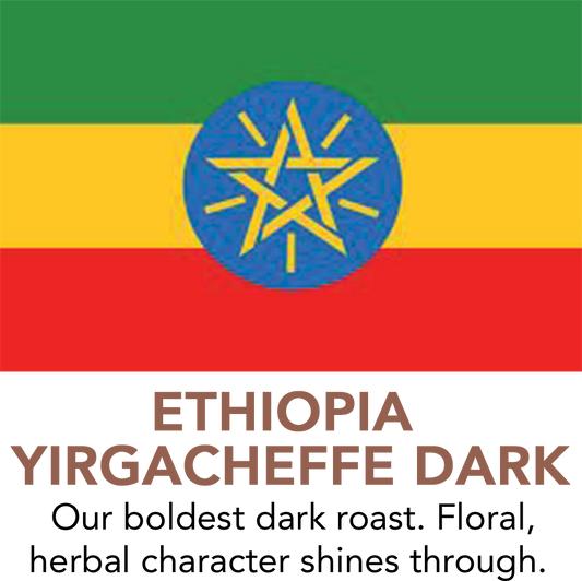 Ethiopia Yirgacheffe Dark Roast Coffee to Your Door.
