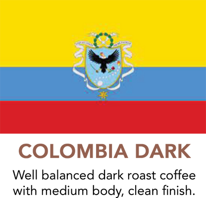 Premium Colombia Dark Roast Coffee