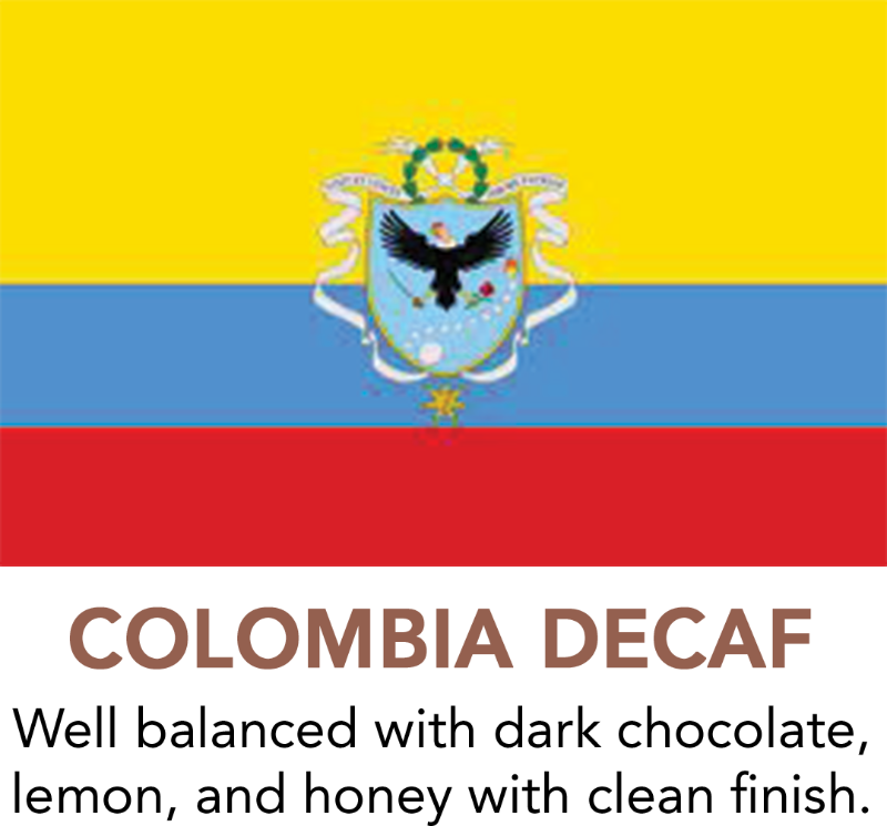 Premium Decaf Colombia Coffee
