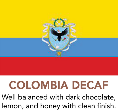 Premium Decaf Colombia Coffee