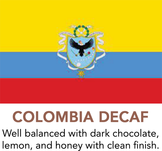 Premium Decaf Colombia Coffee