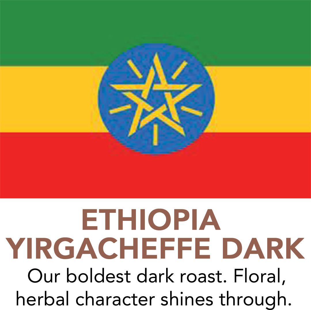 Ethiopia Yirgacheffe Dark Roast Coffee to Your Door.