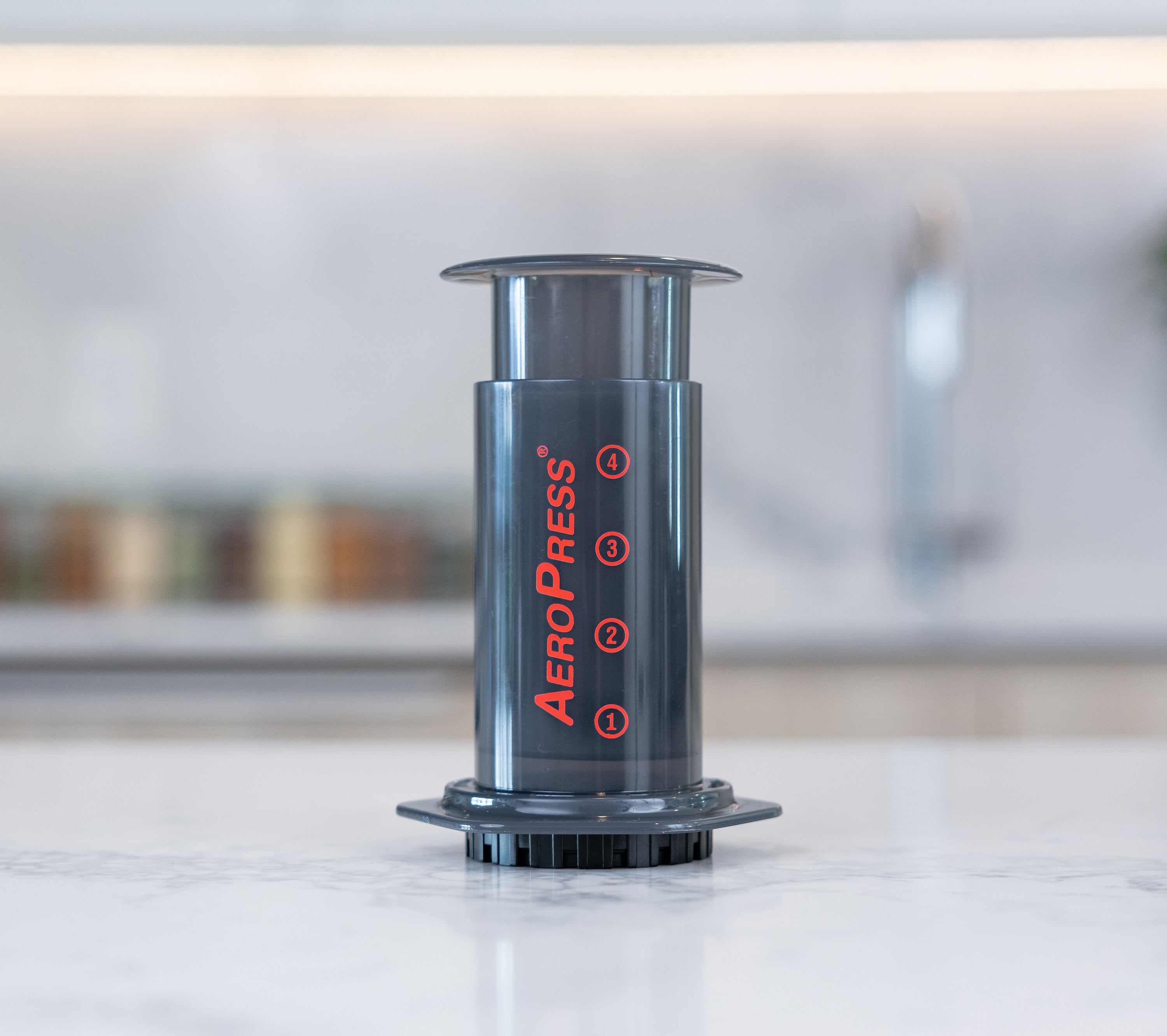 AeroPress Original Coffee maker takes up less space in your kitchen. Photo credit: Artisan Assets